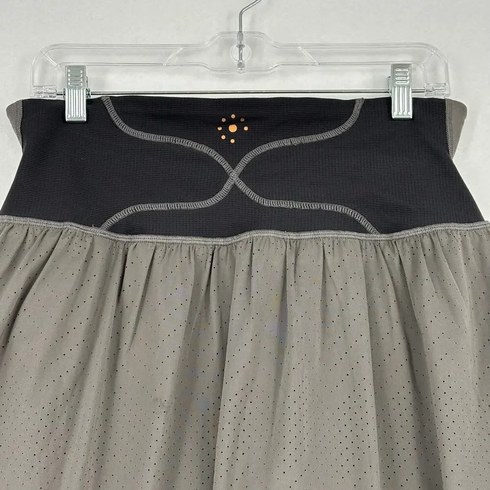 Copper Life Skort Size XL Back Support Gray Black Lined Skirt‎ by Tommie Copper